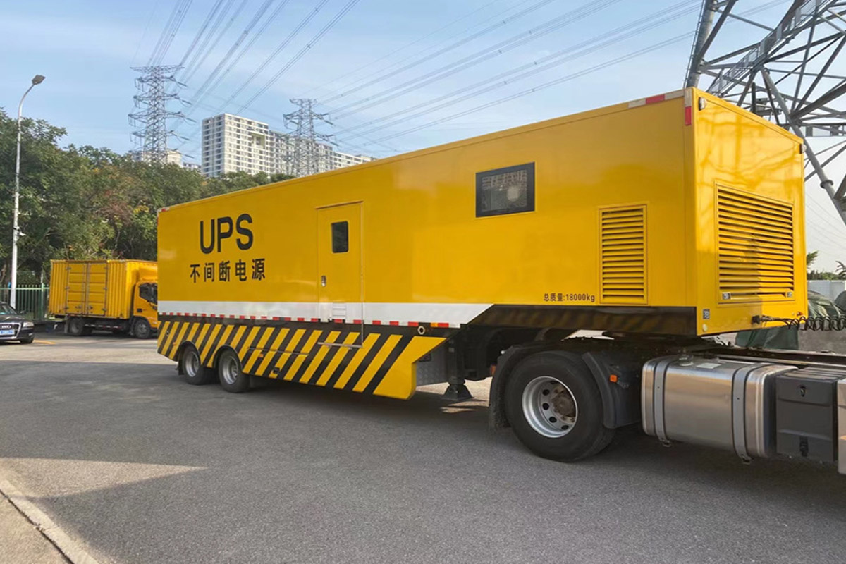 连云港发电机租赁施工现场
